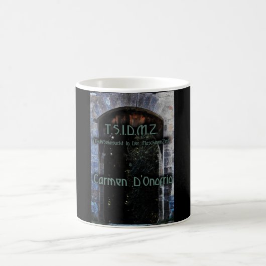 ThuleSehnsucht and Carmen D'Onofrio Black Mug コーヒーマグカップ (中央)