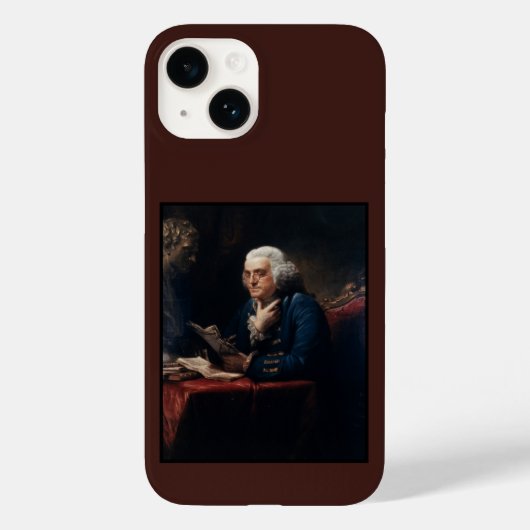 Thumb Portrait Benjamin Franklin at White House  Case-Mate iPhoneケース (裏面)
