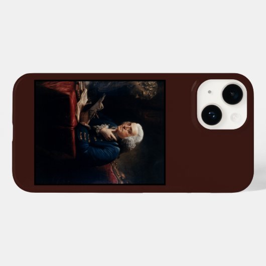 Thumb Portrait Benjamin Franklin at White House  Case-Mate iPhoneケース (裏面 (横))