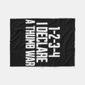 Thumb War Chant、Thumbレスリングチャンピオン、Thumb W フリースブランケット (正面(横))