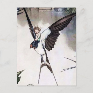 Thumbelina by W Heath Robinson ポストカード