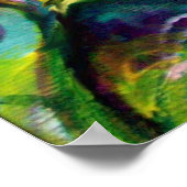 THUMBELINA SLEEPING BETWEEN ROSE LEAVES ポスター (角)