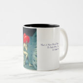 thumbnail1のそう隠れる女性のハートShouldBe… ツートーンマグカップ (正面右)