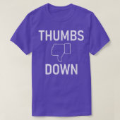 Thumbs Down, Funny, Jokes, Sarcastic  Tシャツ (デザイン正面)