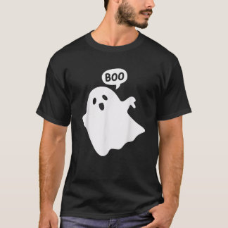 Thumbs Down Ghost Screaming Boo Disapproval Ghost  Tシャツ