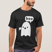 Thumbs Down Ghost Screaming Boo Disapproval Ghost  Tシャツ (正面)