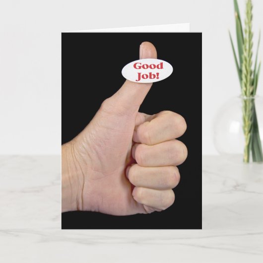 Thumbs Upありがとう サンキューカード (正面)