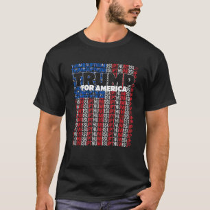 Thumbs Up For America USA国旗Republic Trump Su Tシャツ