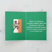 Thumbs-Up Try Irish Rugby Energy カード (内部)