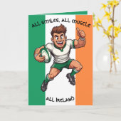 Thumbs-Up Try Irish Rugby Energy カード (黄色い花)