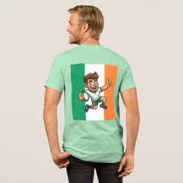 Thumbs-Up Victory Irish Rugby Spirit トライブレンドＴシャツ