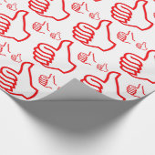 THUMBSUPの親指 ラッピングペーパー (角)