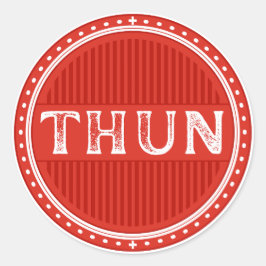 Thun City Pride Emblem – Swiss Identity ラウンドシール