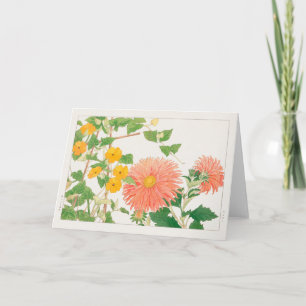 Thunbergia中国アスターby谷上湖南 カード