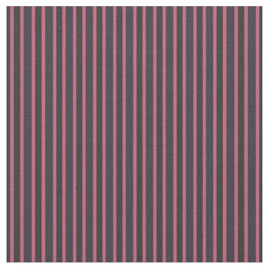 Thunder Blue, Deep Rose And Dark Gray Stripes ファブリック (クローズアップ)
