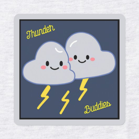 Thunder Buddies ラベル (デザイン2)