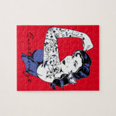 Thunder_Coveの上の入れ墨の女の子の腕 ジグソーパズル (横)