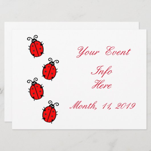 Thunder_Coveをクロールする赤いLadybug (正面/裏面)