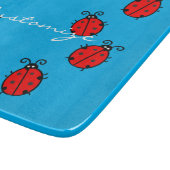 Thunder_Coveをクロールする赤いLadybug カッティングボード (角)
