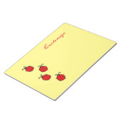 Thunder_Coveをクロールする赤いLadybug ノートパッド (アングル)