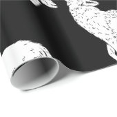 Thunder_Coveを遠ぼえしているコヨーテ ラッピングペーパー (ロールコーナー)