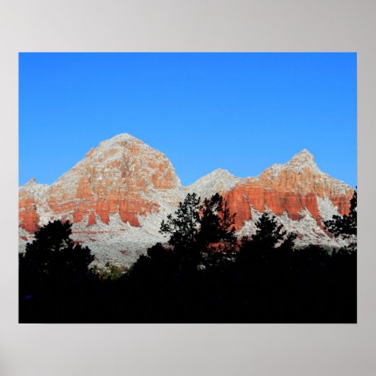 Thunder Mountain in snow ポスター (正面)