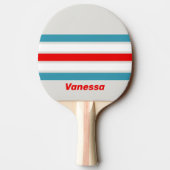 Thunderbird Across Striping with Name 卓球ラケット (裏面)