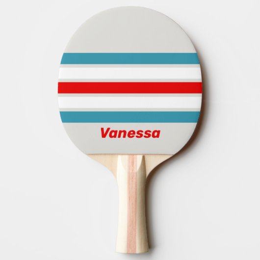 Thunderbird Across Striping with Name 卓球ラケット (裏面)