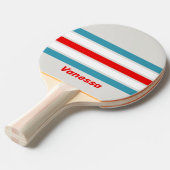 Thunderbird Across Striping with Name 卓球ラケット (正面アングル)