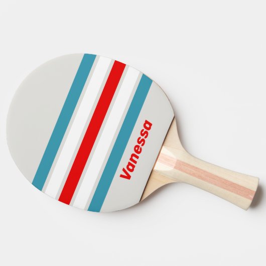 Thunderbird Across Striping with Name 卓球ラケット (横)