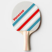 Thunderbird Angled Striping with Name 卓球ラケット (裏面)