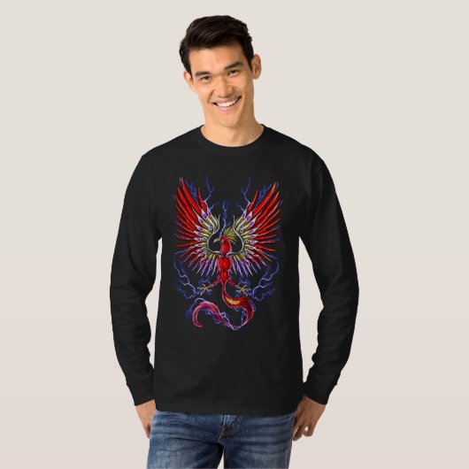 Thunderbird Cryptid Creature Tシャツ (正面フル)