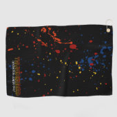 Thunderbird GolFツアータオル – （ばちゃばちゃ）跳ねる2 ゴルフタオル (横)