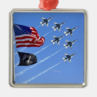 Thunderbird Jets USA MIA/POW国旗 メタルオーナメント