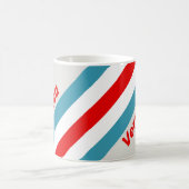 Thunderbird Stripes with Name コーヒーマグカップ (中央)