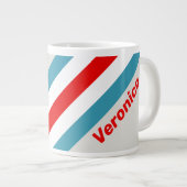 Thunderbird Stripes with Name ジャンボコーヒーマグカップ (正面右)