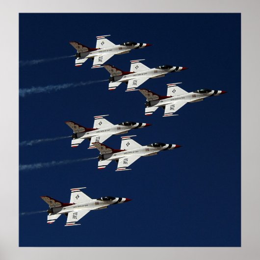 Thunderbirds Flight Demonstration Team ポスター (正面)