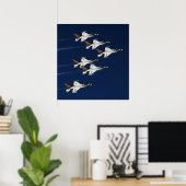 Thunderbirds Flight Demonstration Team ポスター (ホームオフィス)
