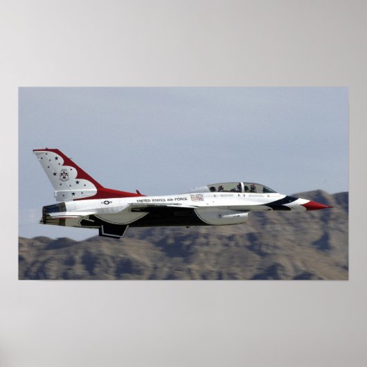 Thunderbirds Flight Demonstration Team ポスター (正面)