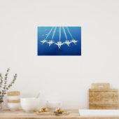 Thunderbirds Flight Demonstration Team ポスター (キッチン)