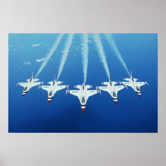 Thunderbirds Flight Demonstration Team ポスター (正面)