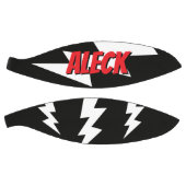Thunderbolt lightning flash strikes personalized バスケットボール (パネル)