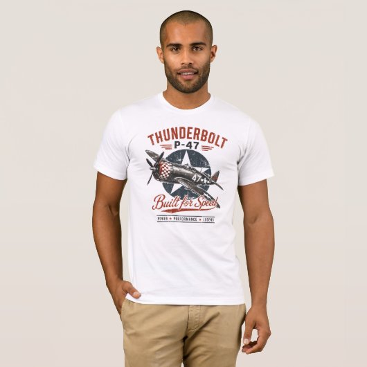 Thunderbolt P-47 Tシャツ (正面フル)