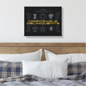 Thunderbolts* | Disposable Delinquents キャンバスプリント (インサイチュ (寝室))