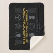 Thunderbolts* | Disposable Delinquents シェルパブランケット (正面)