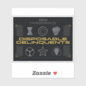 Thunderbolts* | Disposable Delinquents シール (シート)