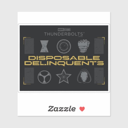 Thunderbolts* | Disposable Delinquents シール (シート)
