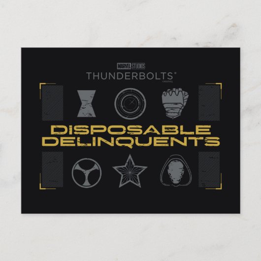 Thunderbolts* | Disposable Delinquents ポストカード (正面)