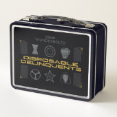 Thunderbolts* | Disposable Delinquents メタルランチボックス (裏面)