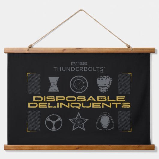 Thunderbolts* | Disposable Delinquents 吊り下げ型タペストリー (正面)